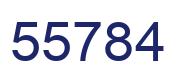 Número 55784 imagen azul