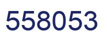 Number 558053 blue image