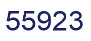 Número 55923 imagen azul