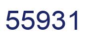 Número 55931 imagen azul