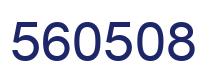 Number 560508 blue image
