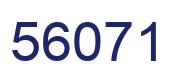 Número 56071 imagen azul