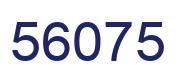 Número 56075 imagen azul