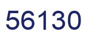 Número 56130 imagen azul