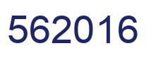 Número 562016 imagen azul