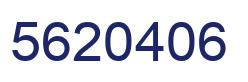 Number 5620406 blue image