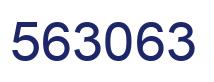 Number 563063 blue image