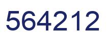 Número 564212 imagen azul