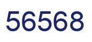 Number 56568 blue image