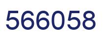 Number 566058 blue image