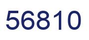 Número 56810 imagen azul