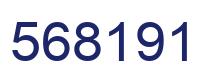 Number 568191 blue image