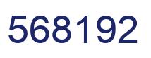 Number 568192 blue image