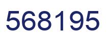 Number 568195 blue image