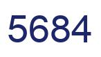 Número 5684 imagen azul