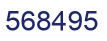 Número 568495 imagen azul