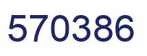 Number 570386 blue image
