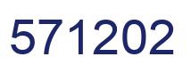 Number 571202 blue image