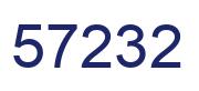Number 57232 blue image