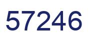 Número 57246 imagen azul