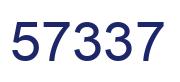 Número 57337 imagen azul