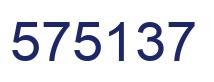 Número 575137 imagen azul