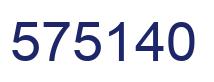 Número 575140 imagen azul