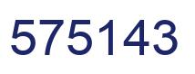 Número 575143 imagen azul
