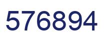 Número 576894 imagen azul