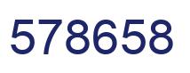 Número 578658 imagen azul