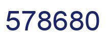 Número 578680 imagen azul