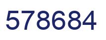 Número 578684 imagen azul