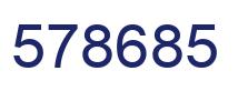 Número 578685 imagen azul
