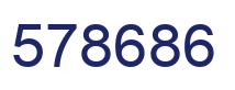 Número 578686 imagen azul