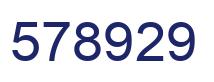 Número 578929 imagen azul