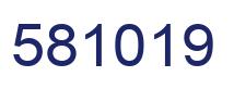 Número 581019 imagen azul