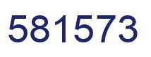 Number 581573 blue image