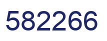 Number 582266 blue image