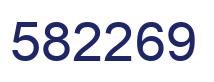 Number 582269 blue image