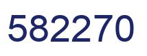 Number 582270 blue image
