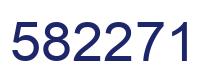 Number 582271 blue image