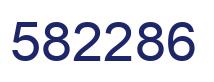 Number 582286 blue image