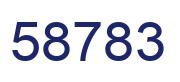 Número 58783 imagen azul