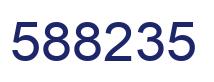 Número 588235 imagen azul