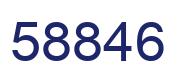Número 58846 imagen azul