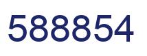 Number 588854 blue image