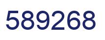Number 589268 blue image