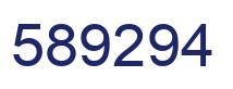 Number 589294 blue image