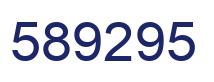 Number 589295 blue image