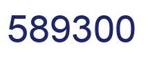 Número 589300 imagen azul